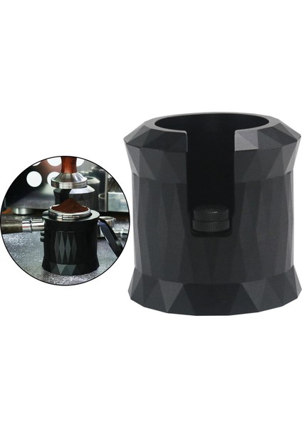 Portafilter Tutucu Raf Kahve Tapı Kurcalama Istasyonu Koltuk Barista Aracı Siyah (Yurt Dışından)