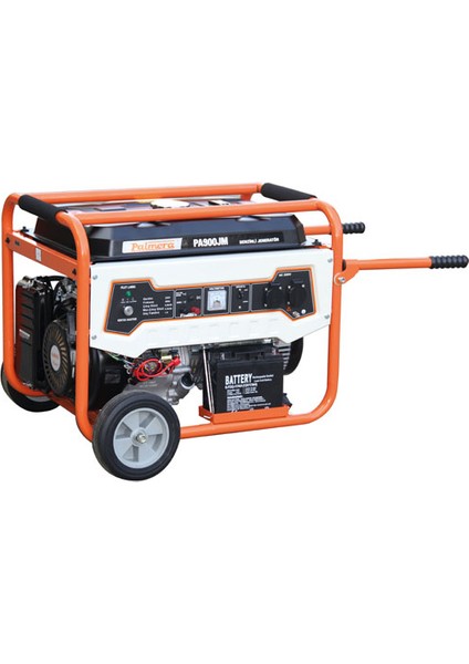 PA900JM Benzinli Monofaze Jeneratör 9,37 Kva 7,5 Kw
