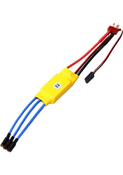 Rc Düzlemi 30A Hız Kontrolörü T Fişi ve 3.5mm Muz Konnektörü ile Fırçasız Esc (Yurt Dışından)