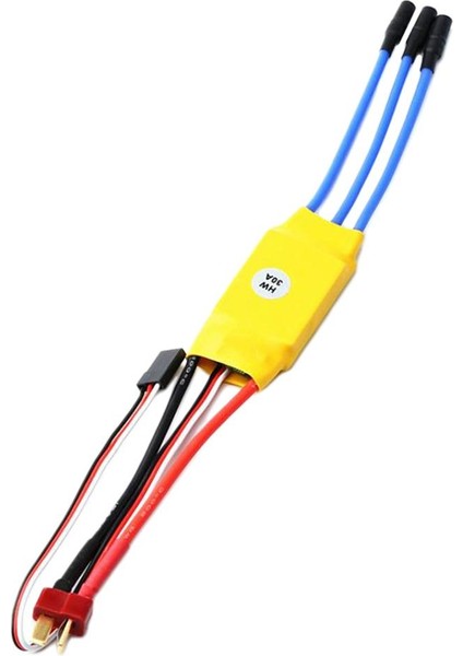Rc Düzlemi 30A Hız Kontrolörü T Fişi ve 3.5mm Muz Konnektörü ile Fırçasız Esc (Yurt Dışından)
