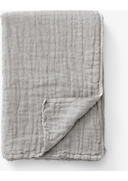 Rustik 3 Kat Keten Çift Taraflı Süper Yumuşak Nefes Alabilen Dört Mevsim Throw Koltuk Şalı 140 x 190 cm. indirimleri