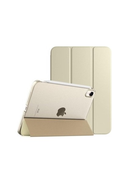 Apple Ipad Air 5.nesil 10.9" 2022 Flip Smart Standlı Akıllı Kılıf Smart Cover Gold
