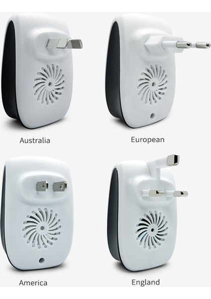 H12 2'li Ultrasonik Elektronik Fare Korunağı Ev Mini Sivrisinek Ifti (Yurt Dışından)