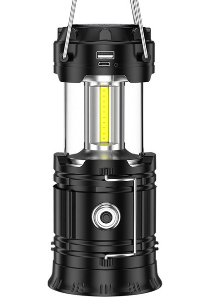 Çadır Işık Kamp Işık USB Güneş Şarjı LED Kamp Işık(Yurt Dışından)