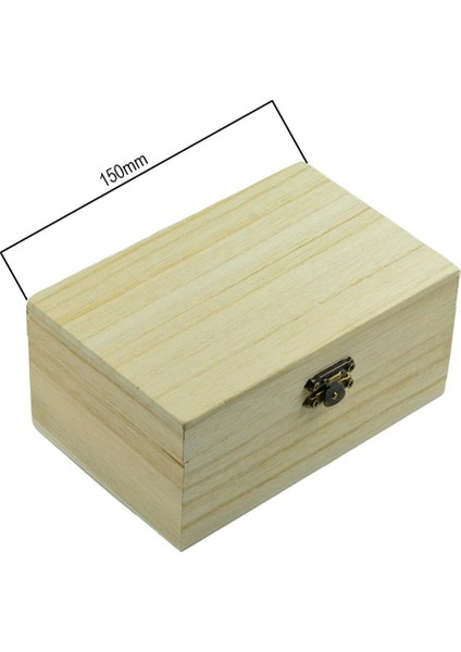 Ahşap Saklama Kutusu 150X98X69 mm (Yurt Dışından)