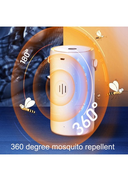 Ts-15 USB Sivrisinek Kurtlayıcı Ultrasonik Sivrisinek Lambası Beyaz (Yurt Dışından)