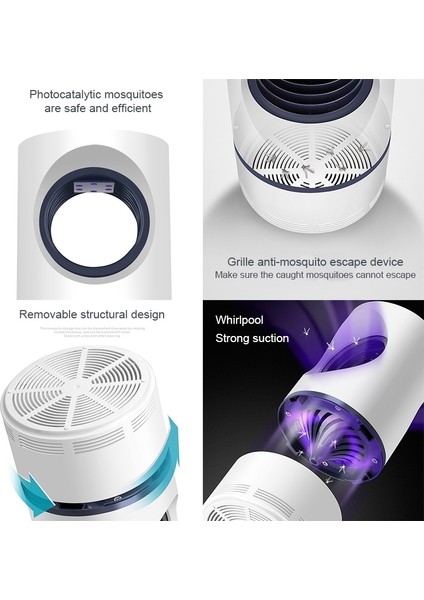 188 5W Dc 5V 1A USB Fotokatalizör Sivrisinek Işık (Yurt Dışından) modelleri