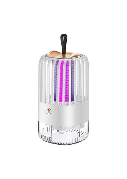 BG-005 Kafes Şok Inhalasyonu USB Sessiz Sivrisinek Kurtlayıcı Stil Şarj Modeli Beyaz (Yurt Dışından)