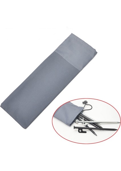 10 Adet Açık Kamp Alanı Zemin Tırnak Depolama Çantası 30CM (Yurt Dışından)