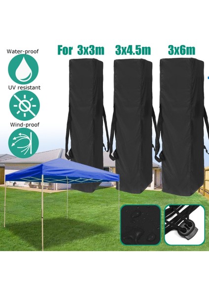 Toz Geçirmez Güneş Koruma Gölgelik Çadır Depolama Torbası Boyut 140 x 34 x 34CM Siyah (Yurt Dışından)