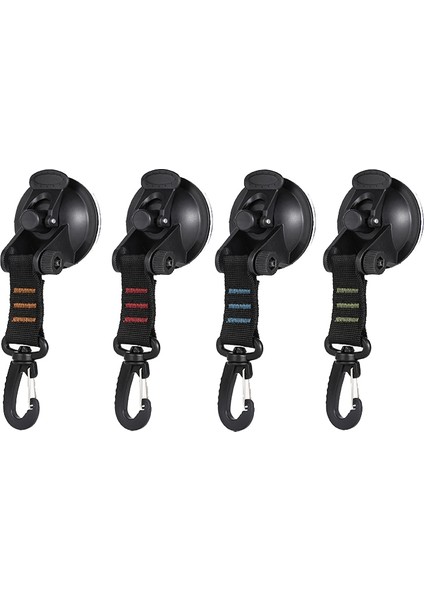 3 Adet Araba Çadır Vantuz Kupası Ev Kullanıcıları Dışında Seyahat Taşınabilir Vantuz Kancası Yuvarlak Karabin Kırmızı (Yurt Dışından) modelleri