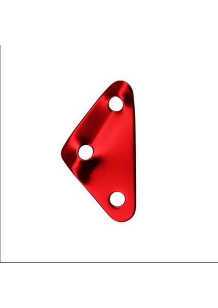 Üçgen Alüminyum Alaşım Rüzgar Ipi Tokası Kırmızı (Yurt Dışından)