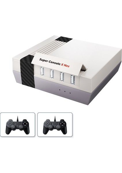 Super Konsol x Nes 64GB Kablosuz Çift Joystick 50+ Oyun Konsolu ve 50.000+ Oyun