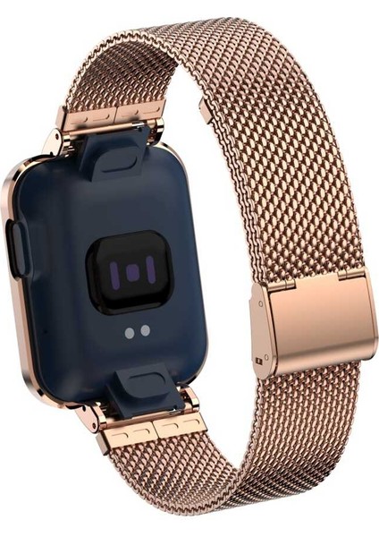 Xiaomi Redmi Watch Mi Watch Lite Uyumlu Kordon Metal Kadran Çerçeveli Hasır Akıllı Saat Kordonu fırsatları