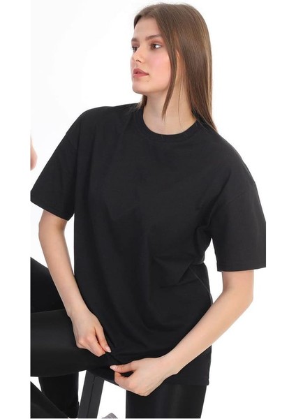 Unisex Oversize Siyah Tişört fiyatları