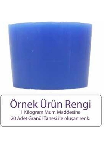 Mavi Mum Boyası 5 gr - Granül Mum Boyası modelleri