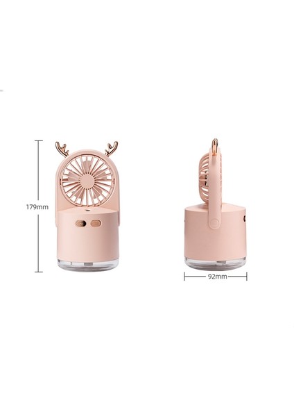 Mini Geyik Sprey Fan Kapalı Sevimli Yaratıcı Masaüstü Nemlendirici Beyaz (Yurt Dışından) modelleri