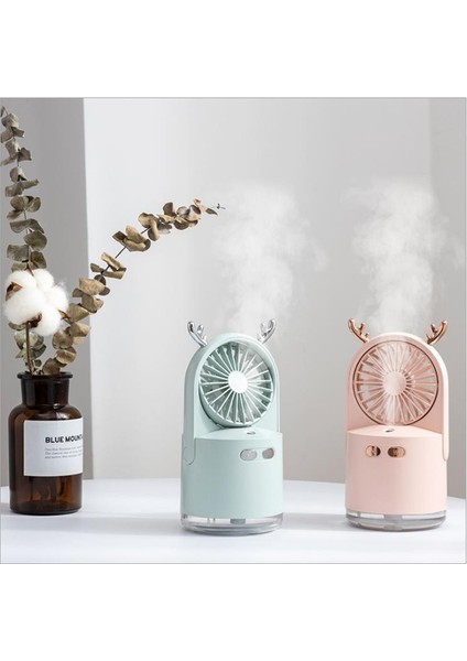 Mini Geyik Sprey Fan Kapalı Sevimli Yaratıcı Masaüstü Nemlendirici Beyaz (Yurt Dışından) fırsatları