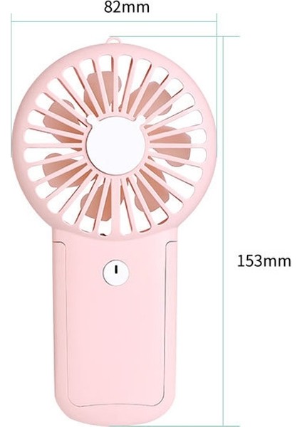 P9 Asılı Boyun USB Fan Pembesi (Yurt Dışından)