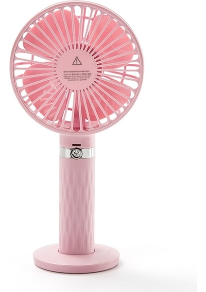 S8 Taşınabilir Sessiz El Handhd Masaüstü Ectric Fan Pembesi (Yurt Dışından)