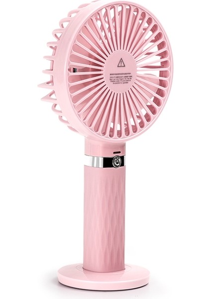 S8 Taşınabilir Sessiz El Handhd Masaüstü Ectric Fan Pembesi (Yurt Dışından)