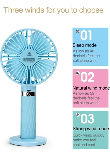 S8 Taşınabilir Sessiz El Handhd Masaüstü Ectric Fan Beyaz (Yurt Dışından) fiyatları