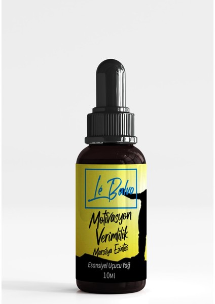 Motivasyon Verimlilik Esansiyel Uçucu Yağ Buhurdanlık Yağı Aromaterapi Difüzör 10 ml