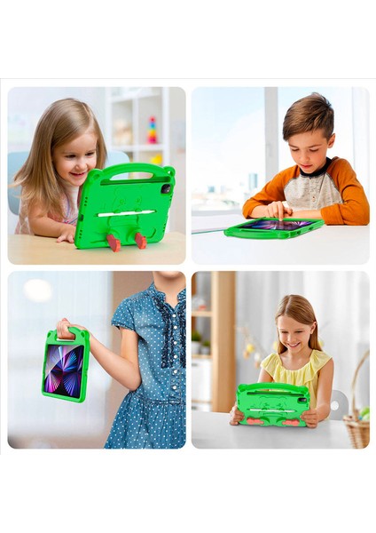 Panda iPad Pro 11 (2018-2020-2021) iPad Air 4-5 Kılıf Çocuk Shockproof Standlı Taşınabilir modelleri