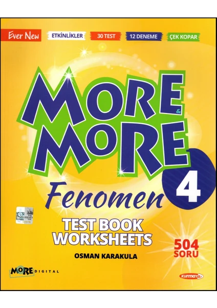 Kurmay Yayınları 4.Sınıf English Worksheets Test Book