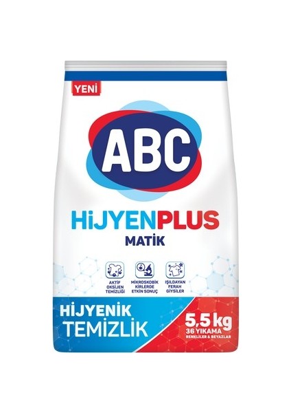 Çamaşır Deterjanı Matik Hijyen Plus 5,5 kg