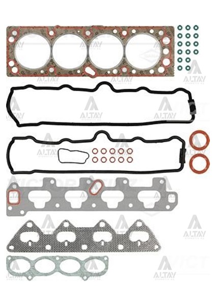 Takım Conta Corsa B 93-00 1.4 16V (X14XE) +Skc+Supap Lastik ÜSTVR-02-31985-01 VR-02-31985-01
