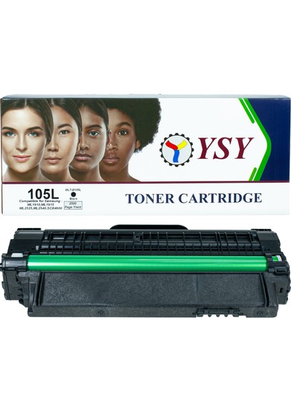 Samsung MLT-D105L 2500(2.5K) ML1910,ML1915,ML2525,SCX4600,SCX4623 Sayfa Verimli Muadil Toner (Siyah)