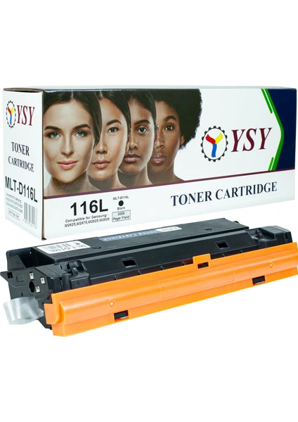 Samsung MLT-D116L 3000(3K) M2625,M2675 M2676 M2825 M2826 M2835 Sayfa Verimli Muadil Toner (Siyah)