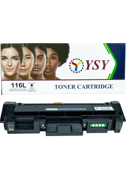 Samsung MLT-D116L 3000(3K) M2625,M2675 M2676 M2825 M2826 M2835 Sayfa Verimli Muadil Toner (Siyah)