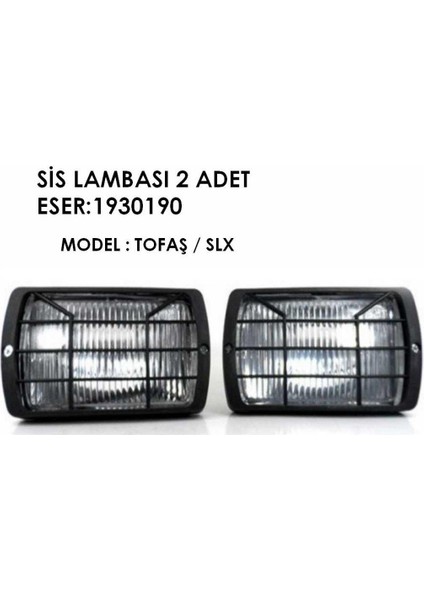 Tofaş Doğan-Slx-Kartal Sis Lamba Takımı (2ADET)