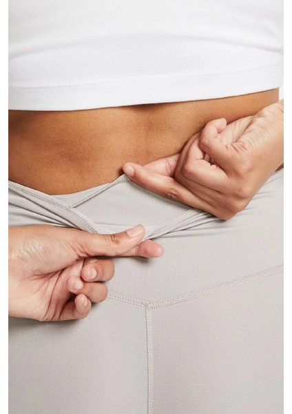 One Performance Dance Leggings Dri-Fit Toparlayıcı Iç Cepli Bej Tayt indirimleri