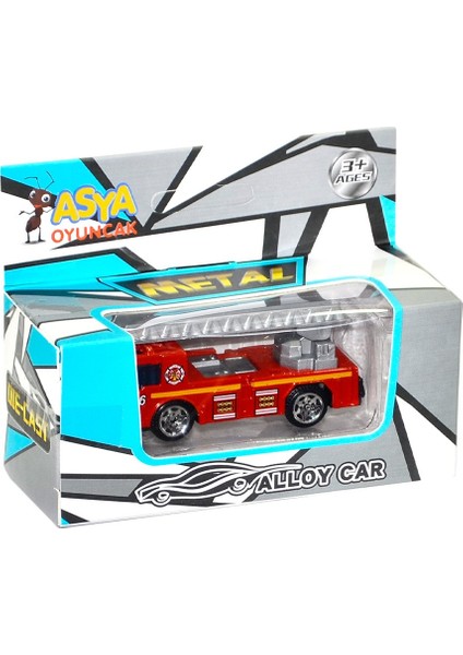16188-1688-2F Metal Itfaiye Araçları -Asya Oyuncak fırsatları
