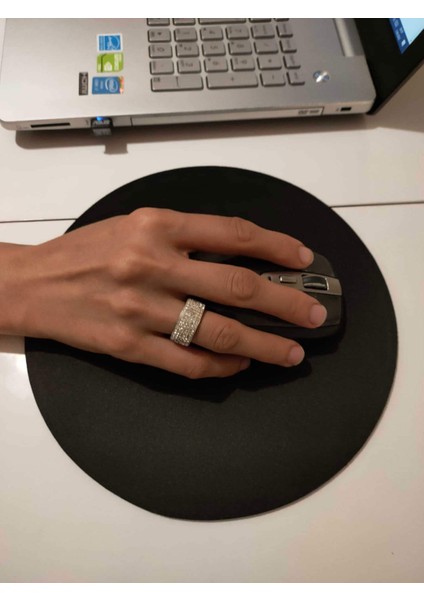 Yuvarlak Mouse Pad - Siyah Geniş fiyatları