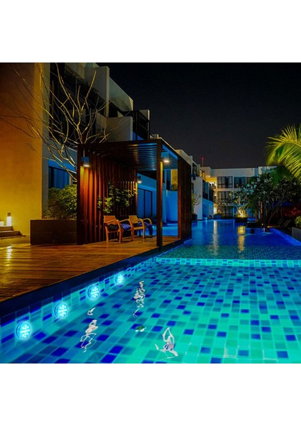 Kumandalı Rgb Dalgıç Işık Pilli Kumandalı Su Altı Gece Lambası Nargile ve Havuz Aydınlatması fiyatları