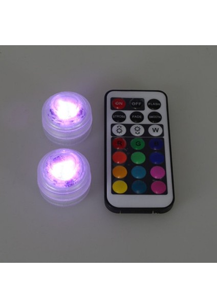 Kumandalı Rgb Dalgıç Işık Pilli Kumandalı Su Altı Gece Lambası Nargile ve Havuz Aydınlatması fırsatları