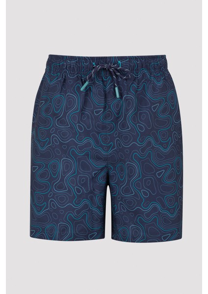 Mix Striped Shorter Lenght Deniz Şortu