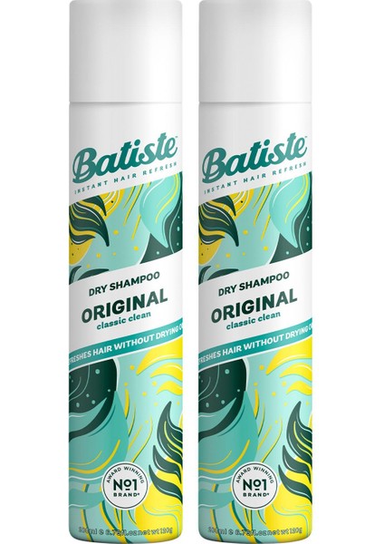 2 x Kuru Şampuan - Dry Shampoo 200 ml