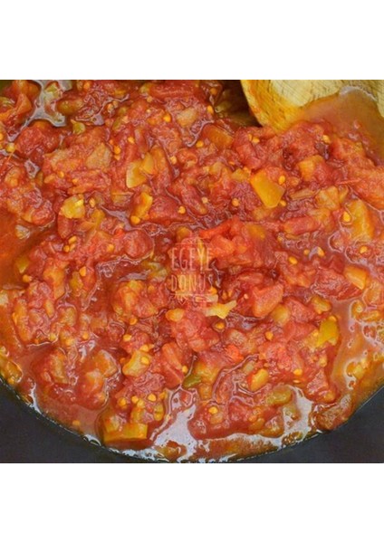 Ev Yapımı Yemek Için Hazır Menemenlik Sos Cam Kavanoz - 500 Gr. (Yaz Domateslerinden ve Biberlerinden Geleneksel Yöntemlerle Üretilmiştir) fırsatları