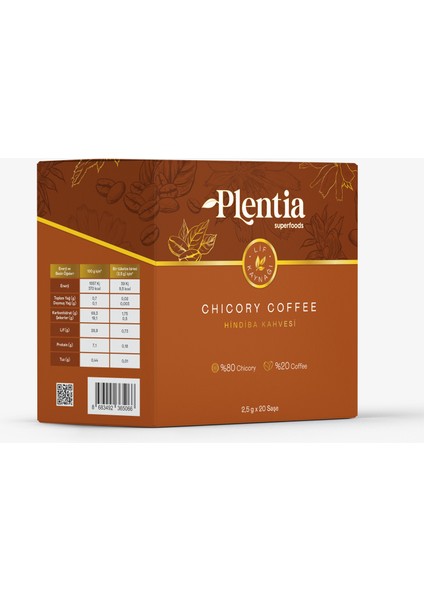 Chicory Coffee - Hindiba Kahve Stick Kutu 20X2,5 G