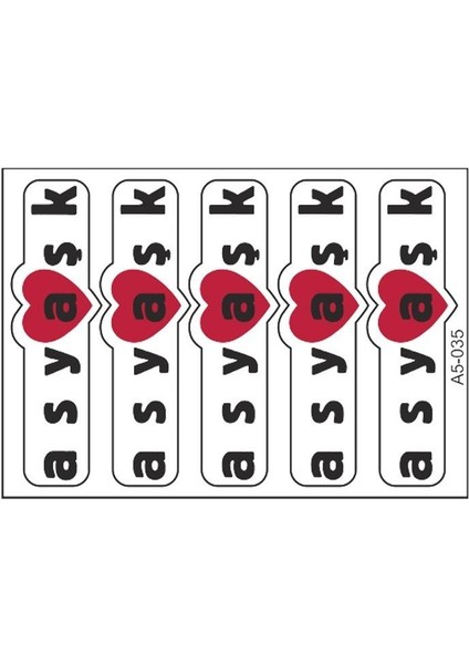 SEVEN KARDEŞLER A5 Sticker 047 Tek Paket Çoklu Sticker