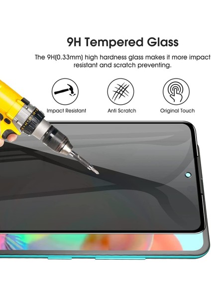 Samsung Galaxy S21 Plus Uyumlu Ekran Koruyucu Gizli Hayalet 5D Tam Kaplayan Privacy Polymer Nano Cam Siyah modelleri