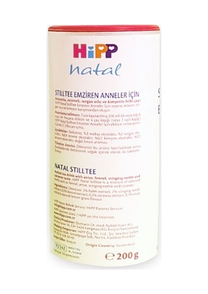Natal Emziren Anne Çayı 200 gr 4 Adet modelleri