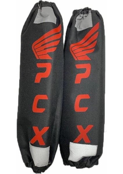 Honda Pcx Uyumlu Kırmızı (29 X 7 Cm) Amortisör Kılıfı