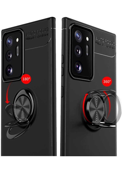 Samsung Galaxy Note 20 Ultra Kılıf Yüzüklü Silikon Ravel fırsatları