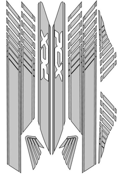 Yamaha Uyumlu Honda Pcx 2014 - 2017 Sticker Set 004